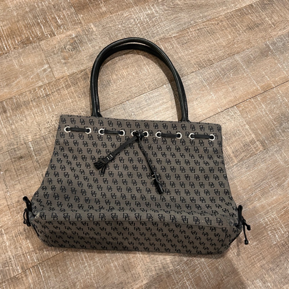 Dooney & Bourke Black Patterned Handbag